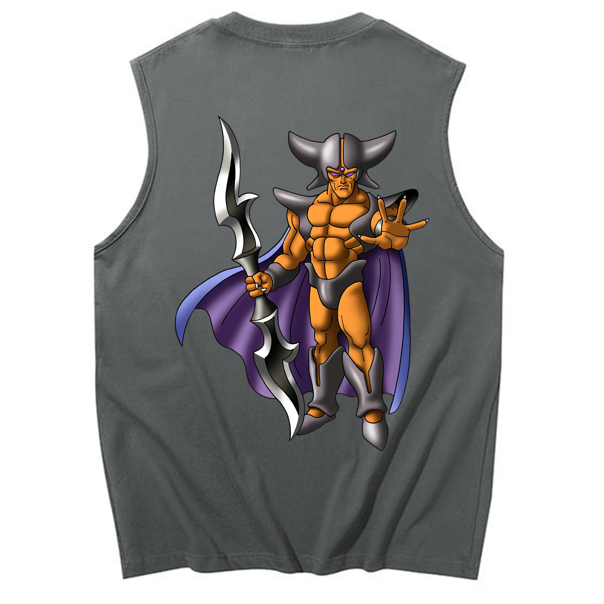 （画像用） ドラゴンクエスト Doragon Kuesuto Dragon Quest コットン100％タンクトップ（背面プリント）